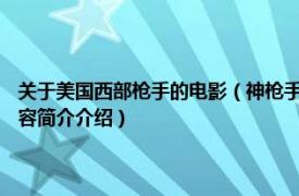 关于美国西部枪手的电影（神枪手 1976年上映的美国西部剧情电影相关内容简介介绍）