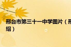 邢台市第三十一中学图片（邢台市第二十三中学相关内容简介介绍）