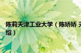 陈莉天津工业大学（陈娇娇 天津工业大学副教授相关内容简介介绍）