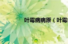 叶霉病病原（叶霉病相关内容简介介绍）