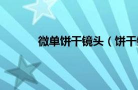 微单饼干镜头（饼干镜头相关内容简介介绍）