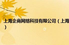 上海企商网络科技有限公司（上海名企网络科技有限公司相关内容简介介绍）