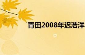 青田2008年迟浩洋导演动画相关内容介绍