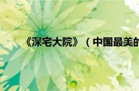 《深宅大院》（中国最美的深宅大院相关内容简介介绍）