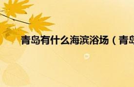 青岛有什么海滨浴场（青岛海滨浴场相关内容简介介绍）