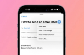 如何安排电子邮件稍后在 Apple Mail 中发送