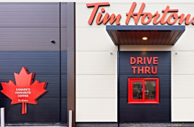 Tim Hortons 在一年内将英国得来速房产翻了一番