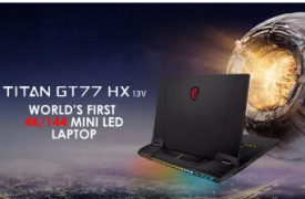 微星 Titan GT77 笔记本电脑升级为 4K Mini LED 144Hz 显示屏