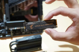 技嘉和 AORUS 展示 Gen5 SSD 和 Gen5 SSD 散热器