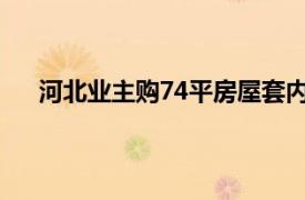 河北业主购74平房屋套内仅40平具体详细内容是什么