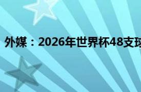 外媒：2026年世界杯48支球队分12组具体详细内容是什么