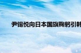 尹锡悦向日本国旗鞠躬引韩民众愤怒具体详细内容是什么