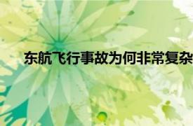 东航飞行事故为何非常复杂?专家解读具体详细内容是什么