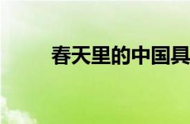 春天里的中国具体详细内容是什么