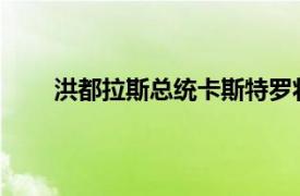 洪都拉斯总统卡斯特罗将访华具体详细内容是什么