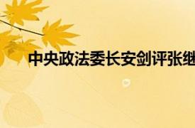 中央政法委长安剑评张继科事件具体详细内容是什么