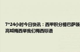 7*24小时今日快讯：西甲积分榜巴萨领先皇马13分 巴萨vs赫罗纳第10分钟诺坎普球迷高喊梅西举我们梅西标语