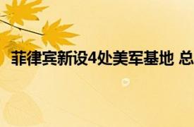 菲律宾新设4处美军基地 总统:求自保具体详细内容是什么