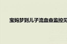 宝妈梦到儿子流血查监控见保姆动粗具体详细内容是什么