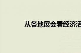 从各地展会看经济活力具体详细内容是什么