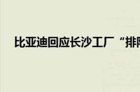 比亚迪回应长沙工厂“排队辞职”具体详细内容是什么