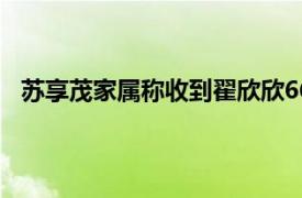 苏享茂家属称收到翟欣欣660万还款具体详细内容是什么