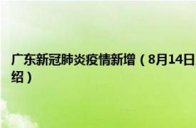 广东新冠肺炎疫情新增（8月14日广州市新冠肺炎疫情情况相关内容简介介绍）