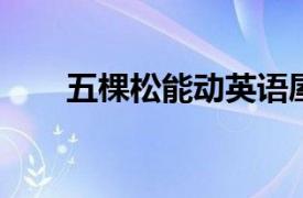 五棵松能动英语屋相关内容简介介绍