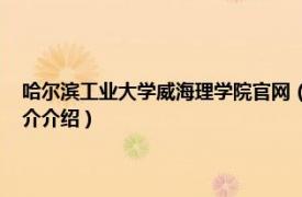 哈尔滨工业大学威海理学院官网（哈尔滨工业大学 威海理学院相关内容简介介绍）