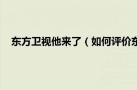 东方卫视他来了（如何评价东方卫视老总来了相关介绍简介）