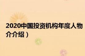 2020中国投资机构年度人物（中国海外投资年度人物相关内容简介介绍）