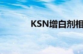 KSN增白剂相关内容简介介绍