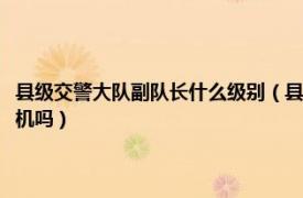 县级交警大队副队长什么级别（县交警大队队长属于副局级吗可以有专职司机吗）