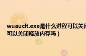 wuauclt.exe是什么进程可以关闭释放内存吗（wuauclt.exe是什么进程可以关闭释放内存吗）