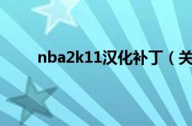 nba2k11汉化补丁（关于NBA2K10的中文补丁）