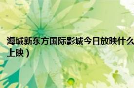 海城新东方国际影城今日放映什么电影（海拉尔新东北影城明天有什么电影上映）