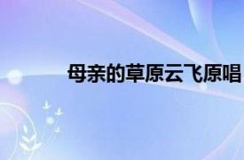 母亲的草原云飞原唱（母亲的草原云飞原唱）