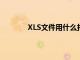 XLS文件用什么打开（xls文件用什么打开）