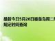 最新今日5月26日秦皇岛周二限行尾号、限行时间几点到几点限行限号最新规定时间查询