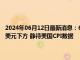 2024年06月12日最新消息：6月11日白银晚评：白银或将进一步下跌至29美元下方 静待美国CPI数据