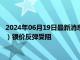 2024年06月19日最新消息：白银价格最新走势：今日（6月18日）银价反弹受阻