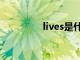 lives是什么意思（lives）