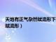 天地有正气杂然赋流形下则为河岳上则为日星（天地有正气杂然赋流形）