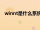 winnt是什么系统（系统WINNT是什么）