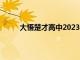 大悟楚才高中2023录取分数线（大悟楚才高中）