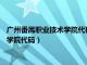 广州番禺职业技术学院代码专业组代码2024（广州番禺职业技术学院代码）