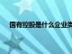 国有控股是什么企业类型（国有控股企业是什么意思）