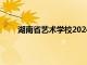 湖南省艺术学校2024招生简章（湖南省艺术学校）