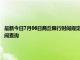 最新今日7月06日商丘限行时间规定、外地车限行吗、今天限行尾号限行限号最新规定时间查询