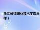 浙江长征职业技术学院是公办的吗（浙江长征职业技术学院怎么样）